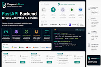 fastapi backend for generative ai services