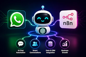 build an n8n whatsapp ai agent with openai and meta API automation