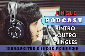 custom youtube intro music podcast intro music podcast jingle radio jingle outro