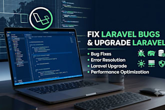 fix laravel bugs, errors, and upgrade laravel