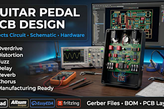design custom stompbox pcb guitar effects circuit and hardware boutique