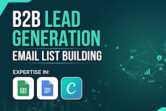 find verified b2b leads and build email lists that fuel your sales pipeline