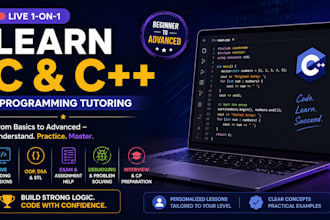 tutor you in c and cpp from beginner to advanced