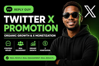 do reply guy twitter x promotion, crypto x marketing and organic engagement