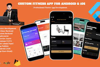 develop IOS android fitness flutter mobile apps and ai app