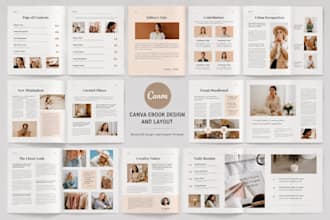 design workbook canva ebook design PDF lead magnet design workbook for KDP print