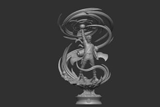 paint mulitcolor 3mf figure,3d diorama,miniature,nomad stl terrain,ams bambu lab