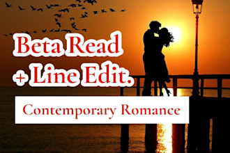 be your contemporary romance beta reader, detailed feedback and inline comments
