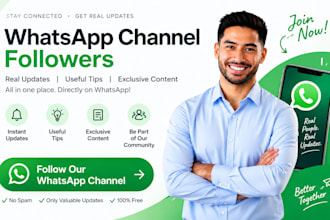 organically grow and promote your whatsapp channel followers