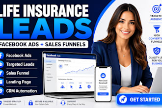 generate life insurance leads using facebook ads and sales funnels