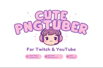 make a cute pngtuber avatar for twitch, discord, and youtube