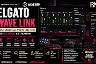 configure elgato wave link for professional streaming audio