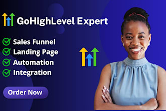 be a gohighlevel landing page, gohighlevel sales funnel and gohighlevel expert