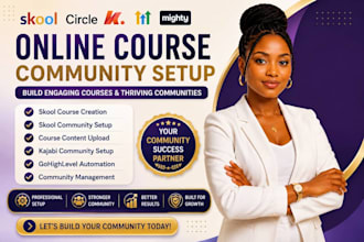 be your kajabi expert for website, online course, funnel and membership
