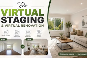 do virtual staging and virtual renovation