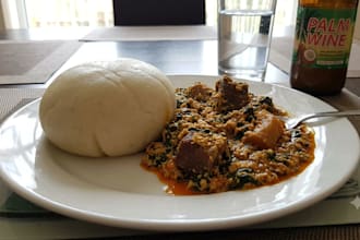 prepare delicious authentic nigerian semo and egusi soup fresh for you