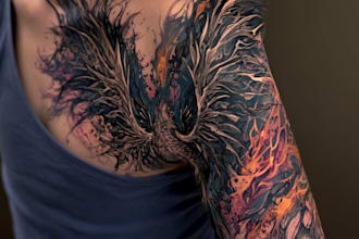 design professional tattoo and custom tattoo