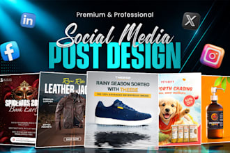 design instagram, facebook post