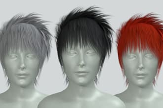 create realistic metahuman hair grooming and custom hairstyles
