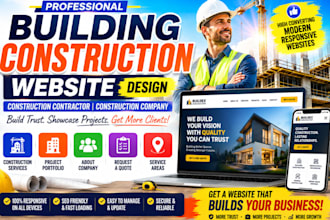 design construction website building construction  contractors website