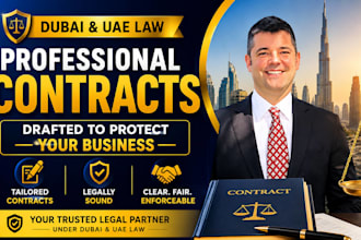 draft professional contracts and agreements under dubai law and uae law