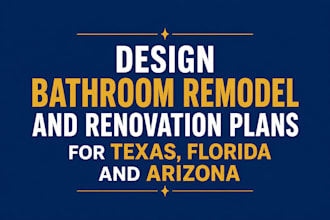 design bathroom remodel and renovation plans for texas, florida and arizona