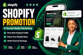 do shopify promotion and social media marketing to boost shopify sales