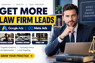 generate personal injury leads criminal defense leads family law firm leads