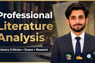 write professional literary analysis