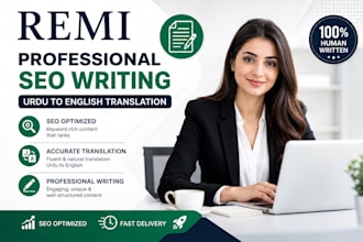 write seo blog and posts and translate urdu to english