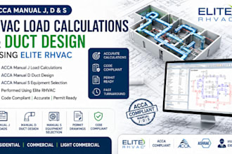 erform acca manual jds hvac load calculations and duct design using elite rhvac