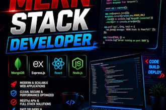develop a mern stack website with react node js and express