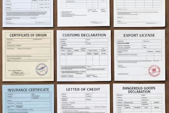 prepare import and export documentation accurately