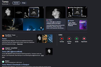 create google artist panel for musician get  discover by fans
