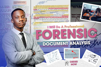 do PDF forensic document examination, metadata and tampering analysis, signature