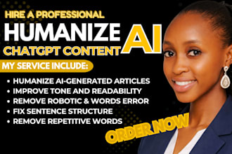 awe you with my ai content editing masterclass, proofread, and humanize ai text