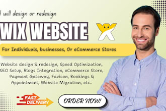 wix website redesign wix website design wix website creation wix booking website