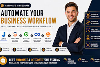 automate jonas construction servicetrade buildern connecteam knowify integration