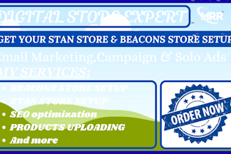 master resell rights promotion with email marketing and store setup