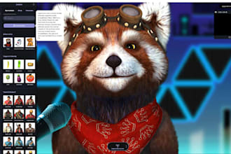 do custom anthropomorphic character, 3d furry vrchat avatar, vtuber vrm model