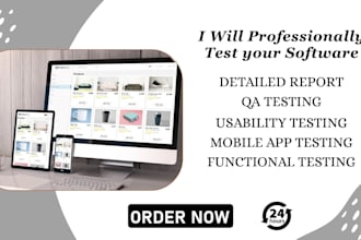professionally test and QA review your ios app, website, or online store