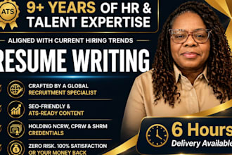 write ats resume, cover letter, linkedin profile for IT, cybersecurity and tech