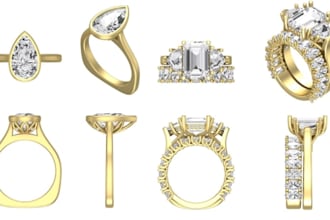custom 3d cad jewelry design 3d cad model jewelry cad rendering for 3d printing