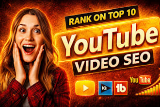 be your youtube seo and optimization promotion for channel