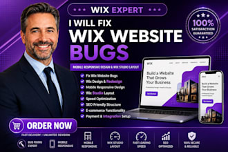 fix wix website bugs mobile responsive design and wix studio layout