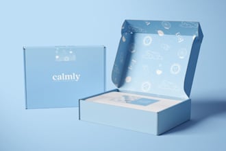 design ecommerce packaging box,mailer box and custom subscription packaging