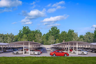 design parking garage, car park, and vehicle storage facility architecture