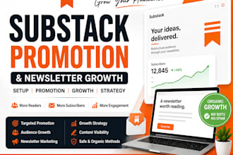 do substack promotion and news letter growth to get organic subscriber