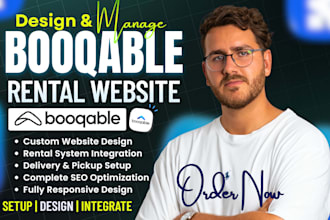 design booqable rental website, booqable online party, equipment rental website