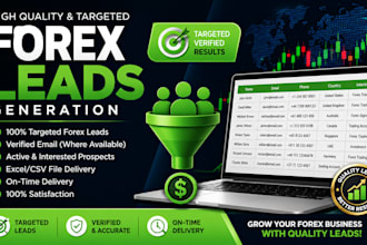 deliver high quality forex and investor leads